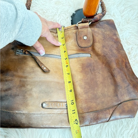 BED Stu Brown Leather Tote Bag - Picture 9 of 9